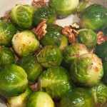 Dressed Brussels sprouts