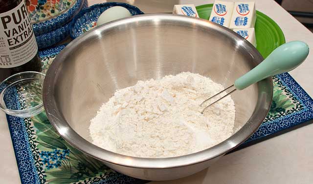 Flour and salt
