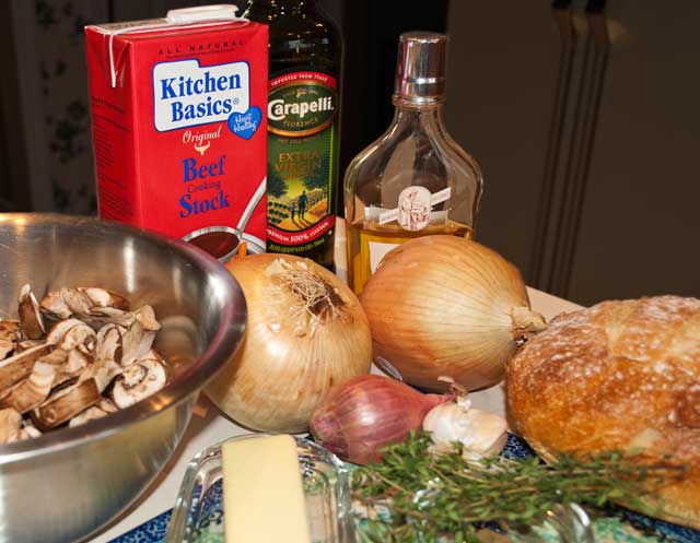 Onion soup ingredients