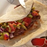 Steak Tacos with Bloody Maria Salsa