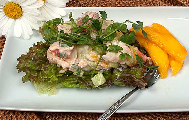Lobster and mango salad