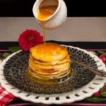 Sour Cream Pancakes with Orange Sauce