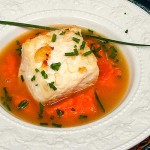 Halibut with Ginger Carrot Puree
