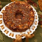 Apple cake with Maple Praline Glaze