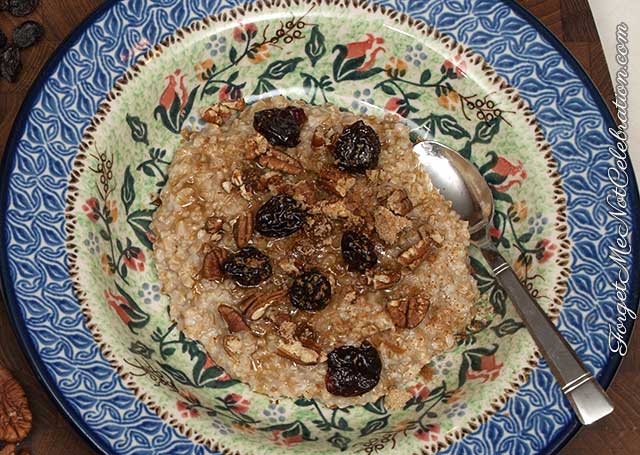 Irish Oatmeal with healthy toppings