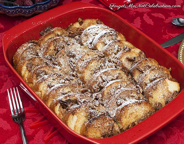 Baked French Toast with Praline Topping
